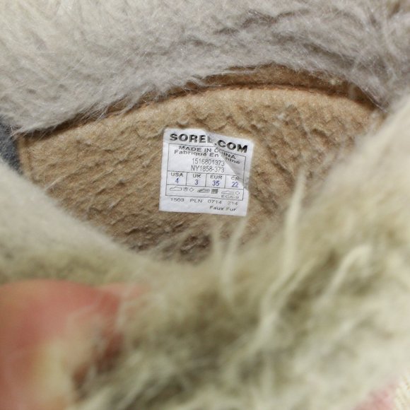 SOREL Joan Arctic Winter Snow Boots Size 4 - Picture 7 of 8